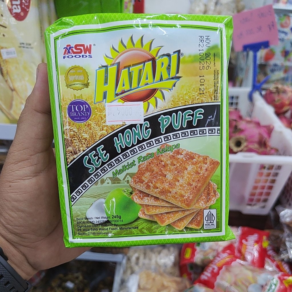 

HATARI SEE HONG PUFF GABIN MALKIST RASA KELAPA 245GR