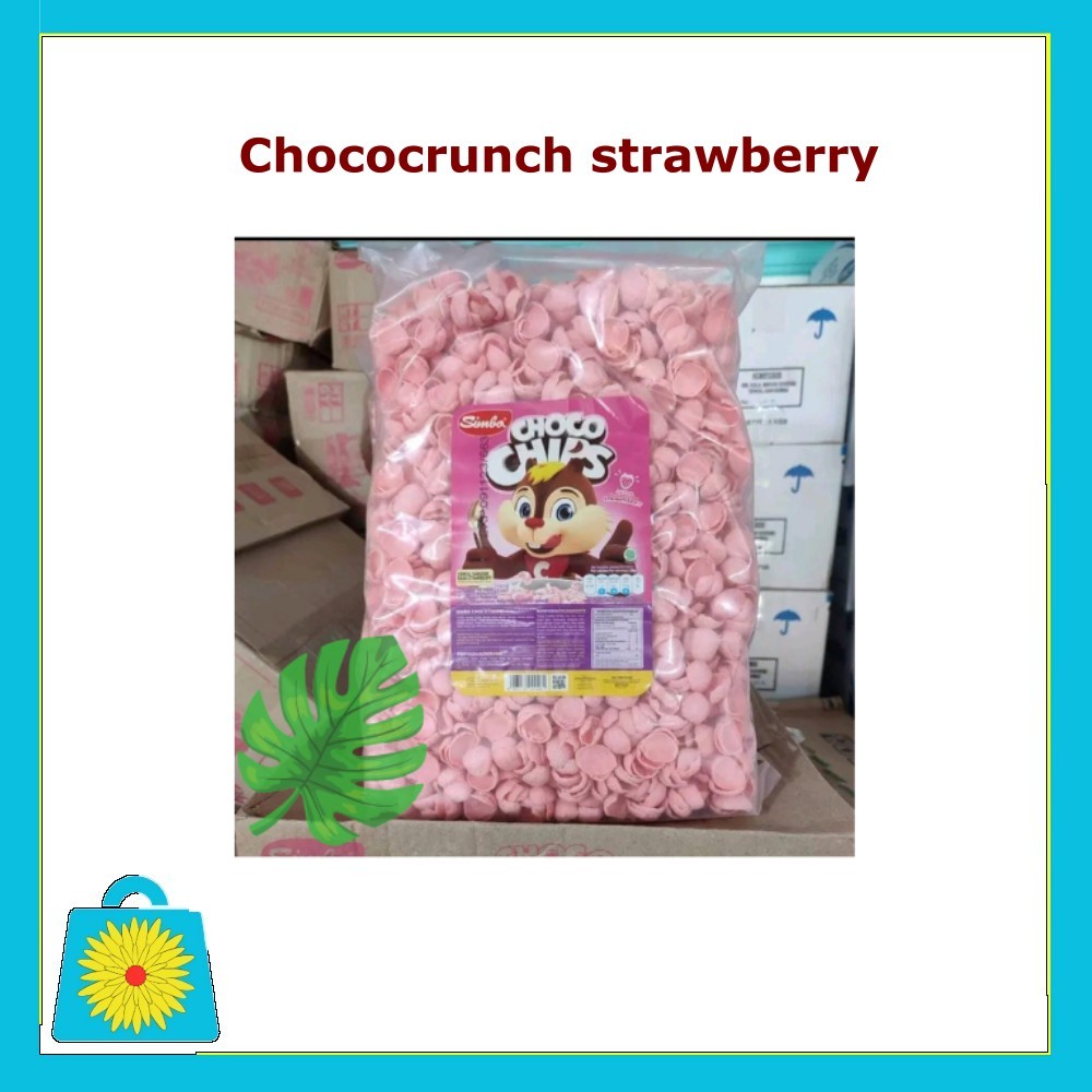 

Chococrunch sereal untuk sarapan 250 gram dan 500 gram coklat/strawberry