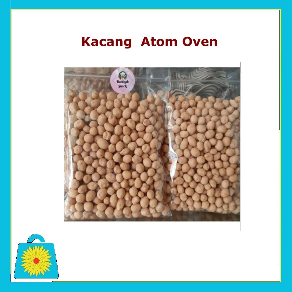 

Kacang Atom Oven Original renyah 250 gram dan 500 gram
