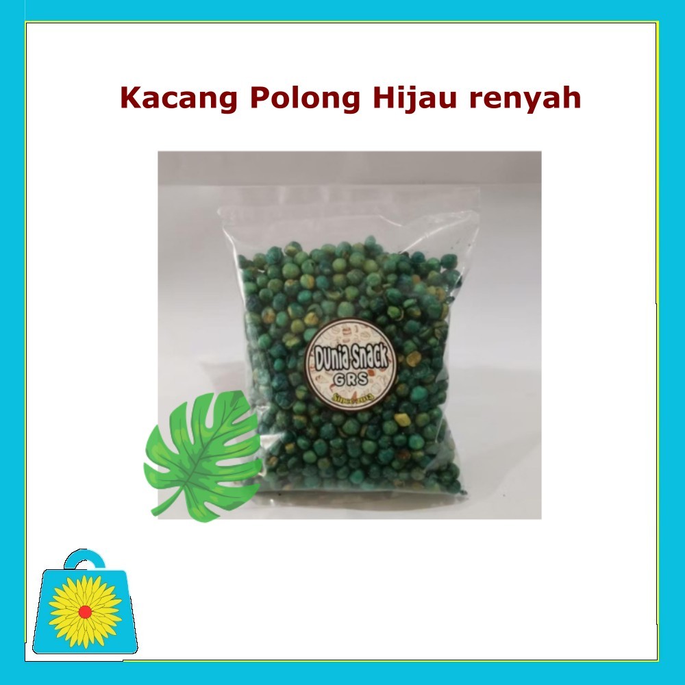 

Kacang polong hijau renyah 250 gram atau 500 gram