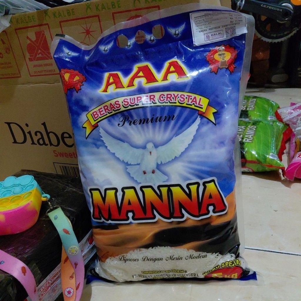 

Beras MANNA AAA 5 Kg