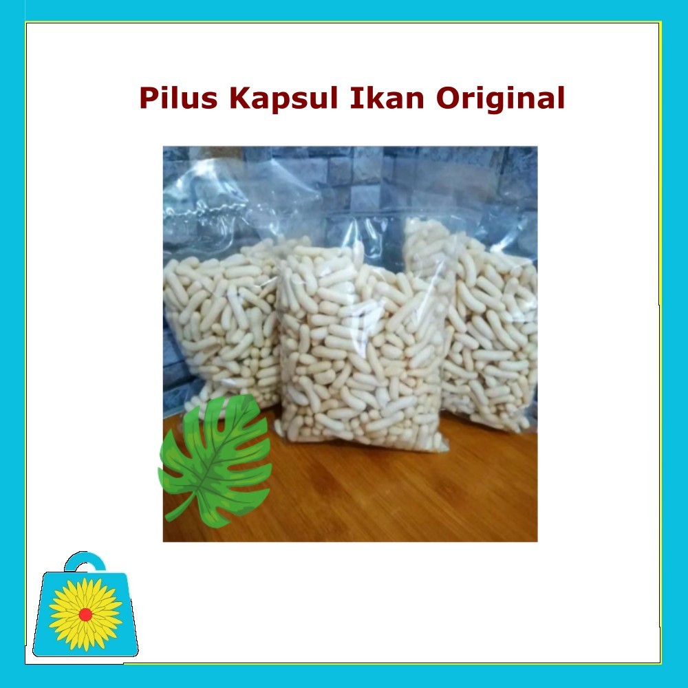 

Pilus kapsul ikan original dan bumbu rujak 250 gram dan 500 gram