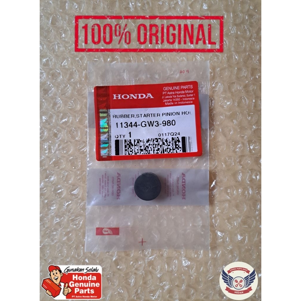 11344GW3980 Karet Tutup Pinion Stater Rubber Starter Pinion - BeAT Karbu FI , Scoopy Karbu FI , Spac