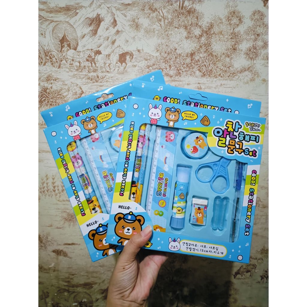 

PFG - Stationary Alat Tulis Sekolah Anak Karakter Lucu Penghapus Penggaris Pensil Serutan