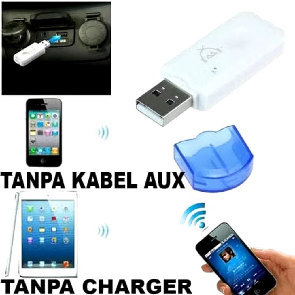 USB BLUETOOTH CK-06 wireless audio Receiver penyambung Speaker audio tanpa kabel