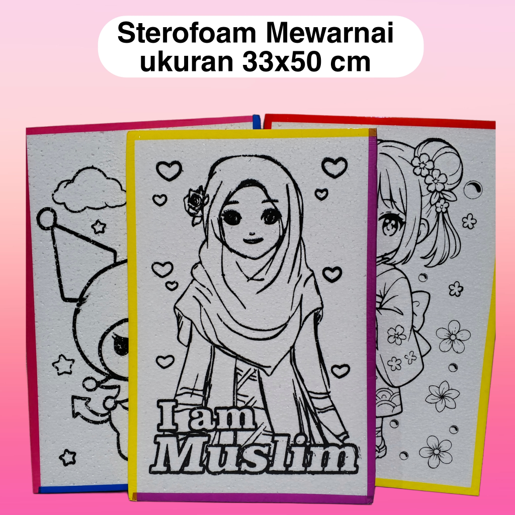 

PAKET STEROFOAM 10 GAMBAR STEROFOAM LUKIS/STYROFOAM LUKIS/GABUS LUKIS ANAK LAKBAN WARNA TERMURAH