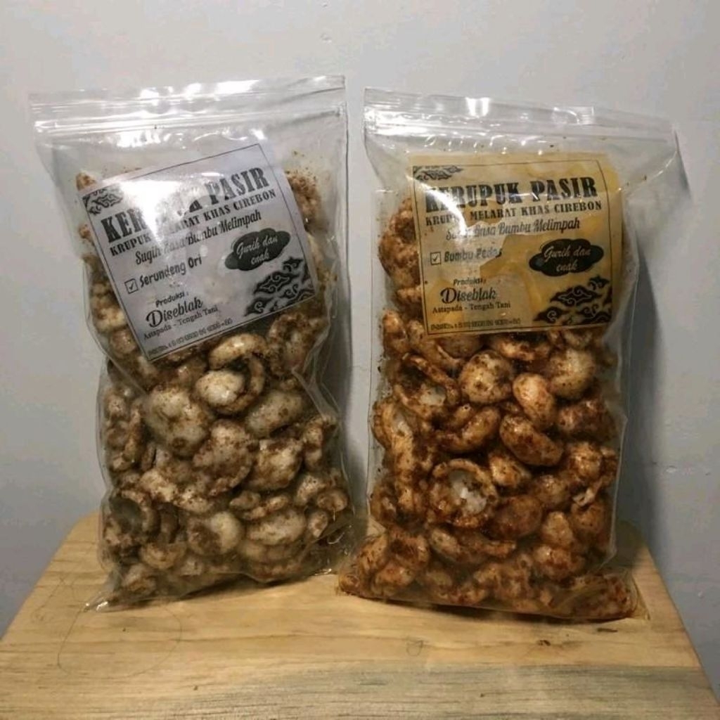 

Krupuk Pasir Bumbu serundeng isi 2pak