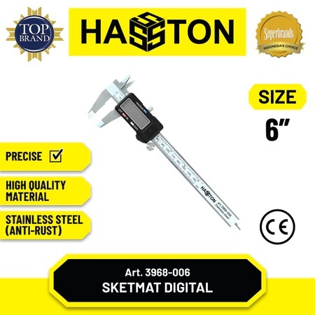 ALAT UKUR SKETMAT DIGITAL 6" HASSTON 3968-006