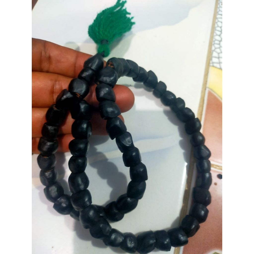 tasbih 50 butir tasbih biji pisang pidak sunan bonang /tasbih karomah biji pisang sunan bonang asli