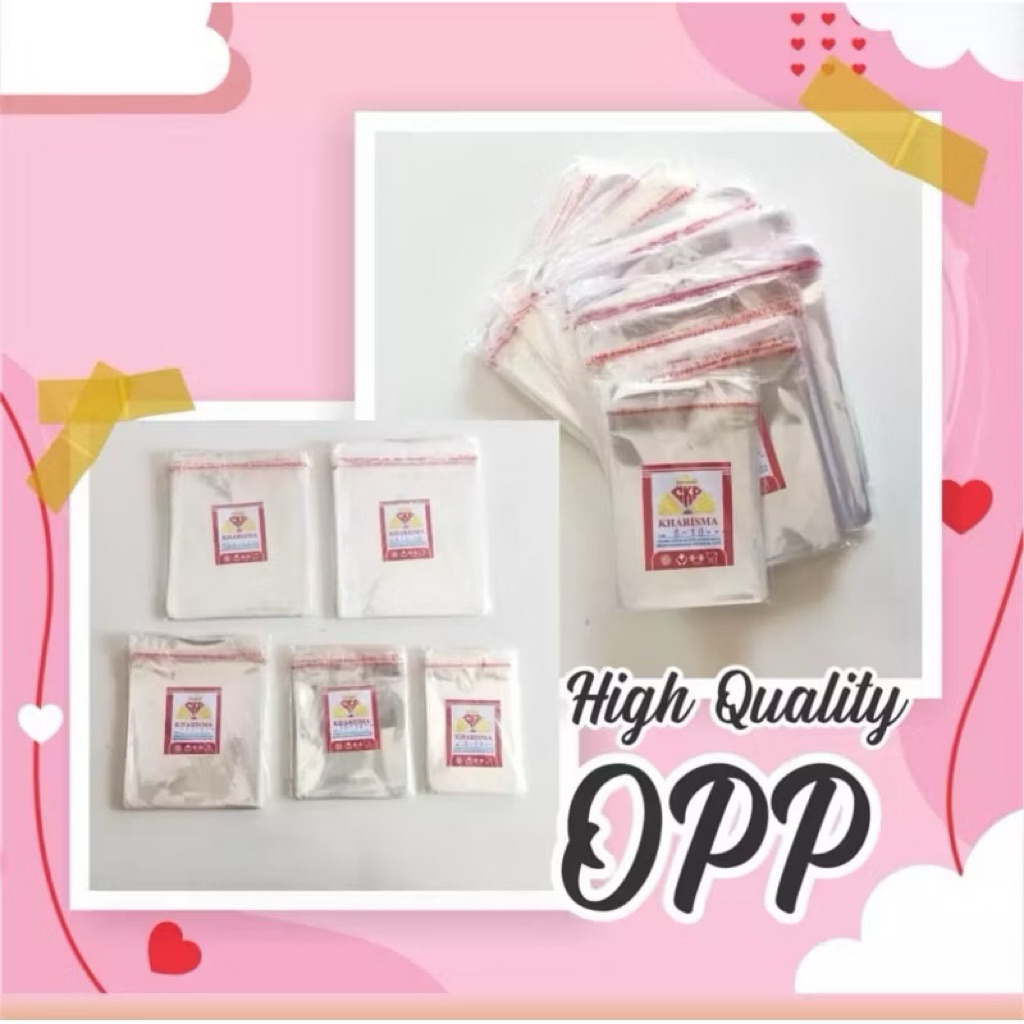 

KAC - Plastik Opp Roti (SEAL / LEM) 8X8 9X9 10X10 11X11 12X12 13X13 14X14 15X15 Kemasan Roti Souvenir dll