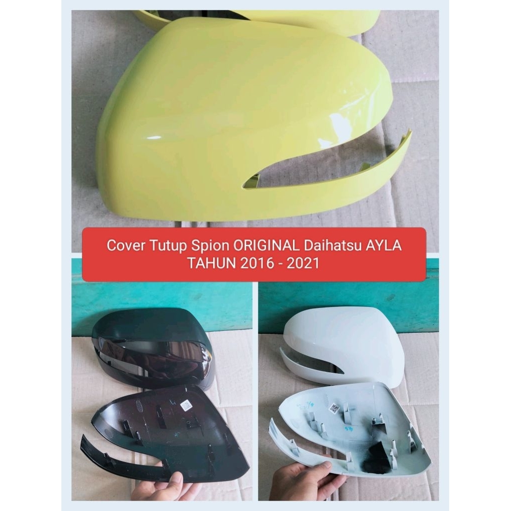 Cover Penutup Kaca Spion Original Mobil Ayla tahun 2016 2017 2018 2019 2020 2021
