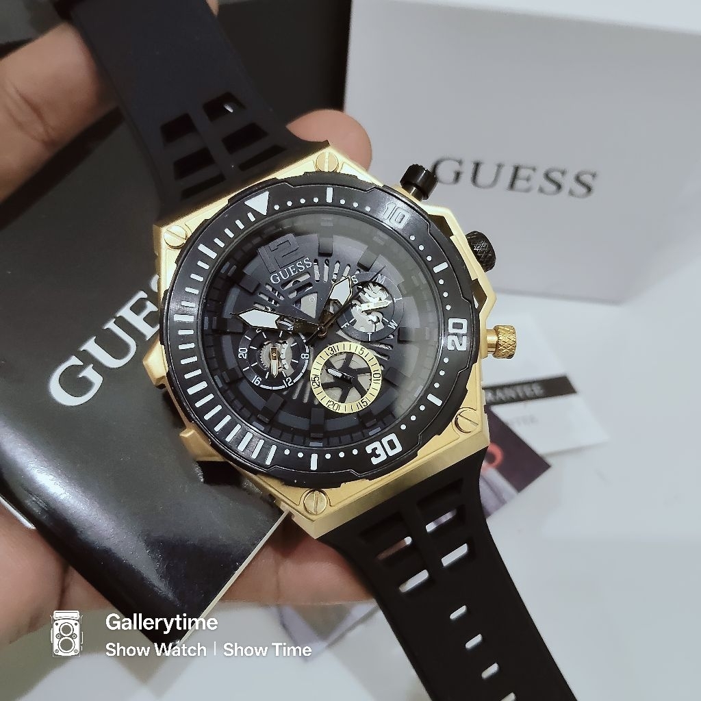 Jam Tangan Pria Guess Exposure GW0325G1 Original Free Box Ori