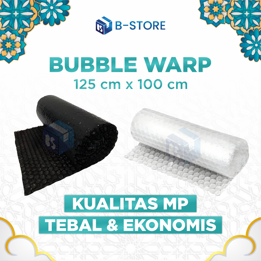 

Bubble Wrap / Pembungkus Plastik Bubble / Plastik packing Bubble Wrap Eceran (1,25M x 1M) - Bahan Tebal tidak mudah sobek