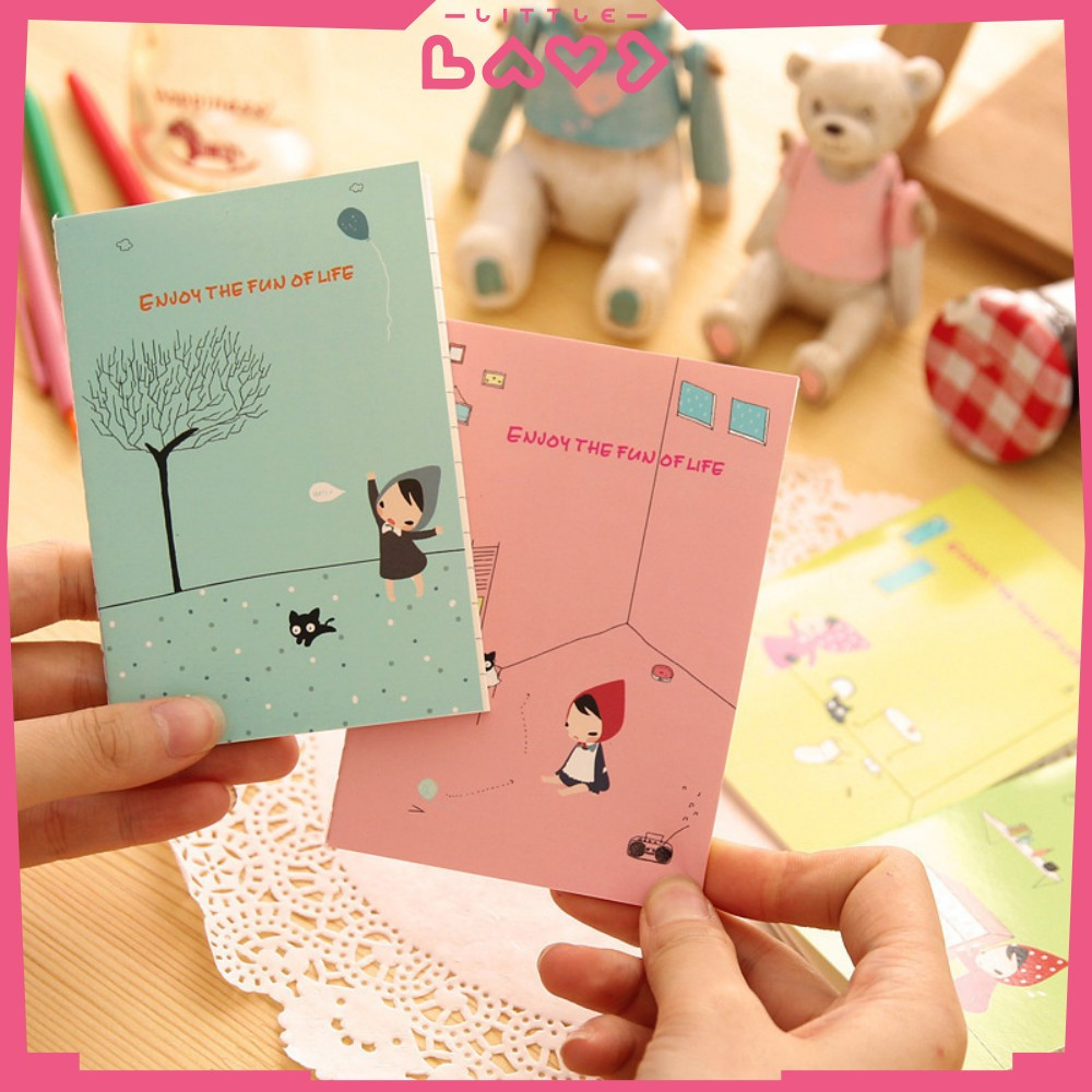 

Notebook Mini Motif Kartun Lucu Anak Sekolah / Buku Tulis Daily Memo Kecil Karton / Buku Catatan Kecil Cartoon Import Little Lovee A25