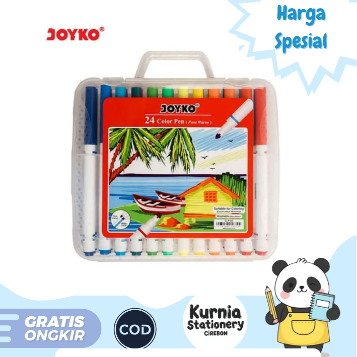 

Joyko Color Pen CLP-05/ Pena Warna/ Spidol Warna 24 warna