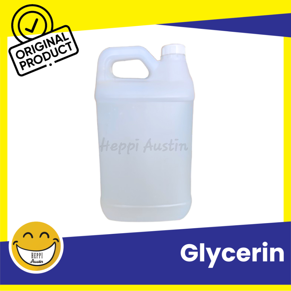 Gliserin Glycerin Vegetable Glycerine USP 99% 5 Kg