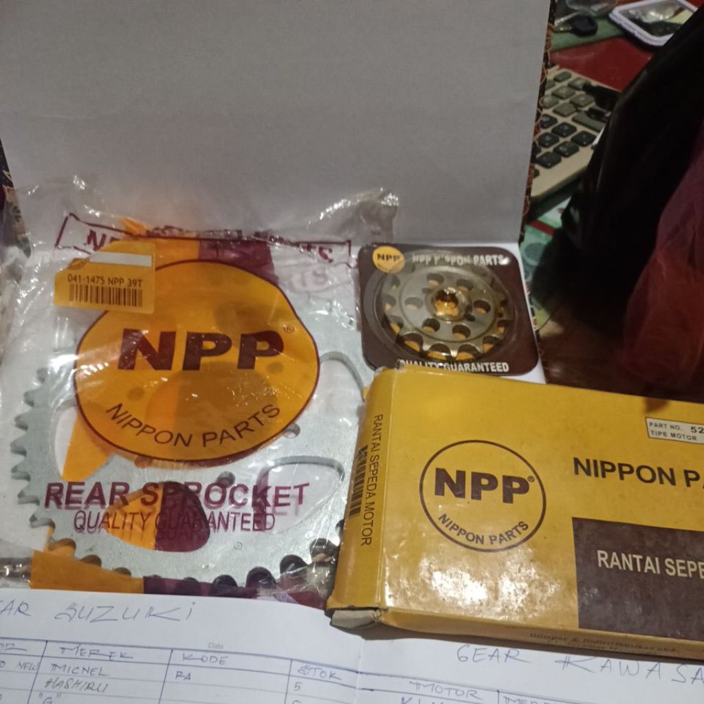 gear set Ninja rr NPP