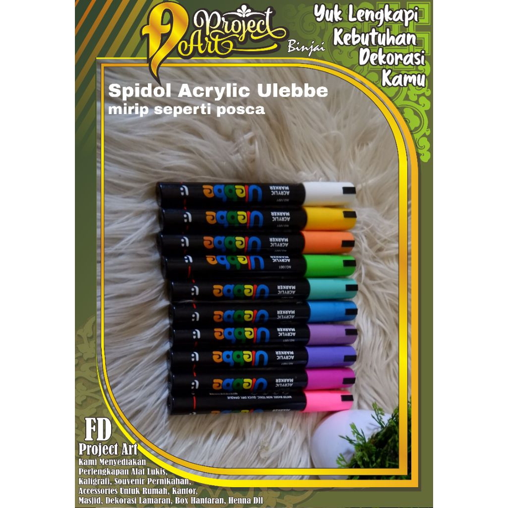

SPIDOL ACRYLIC ULEBBE MIRIP POSCA