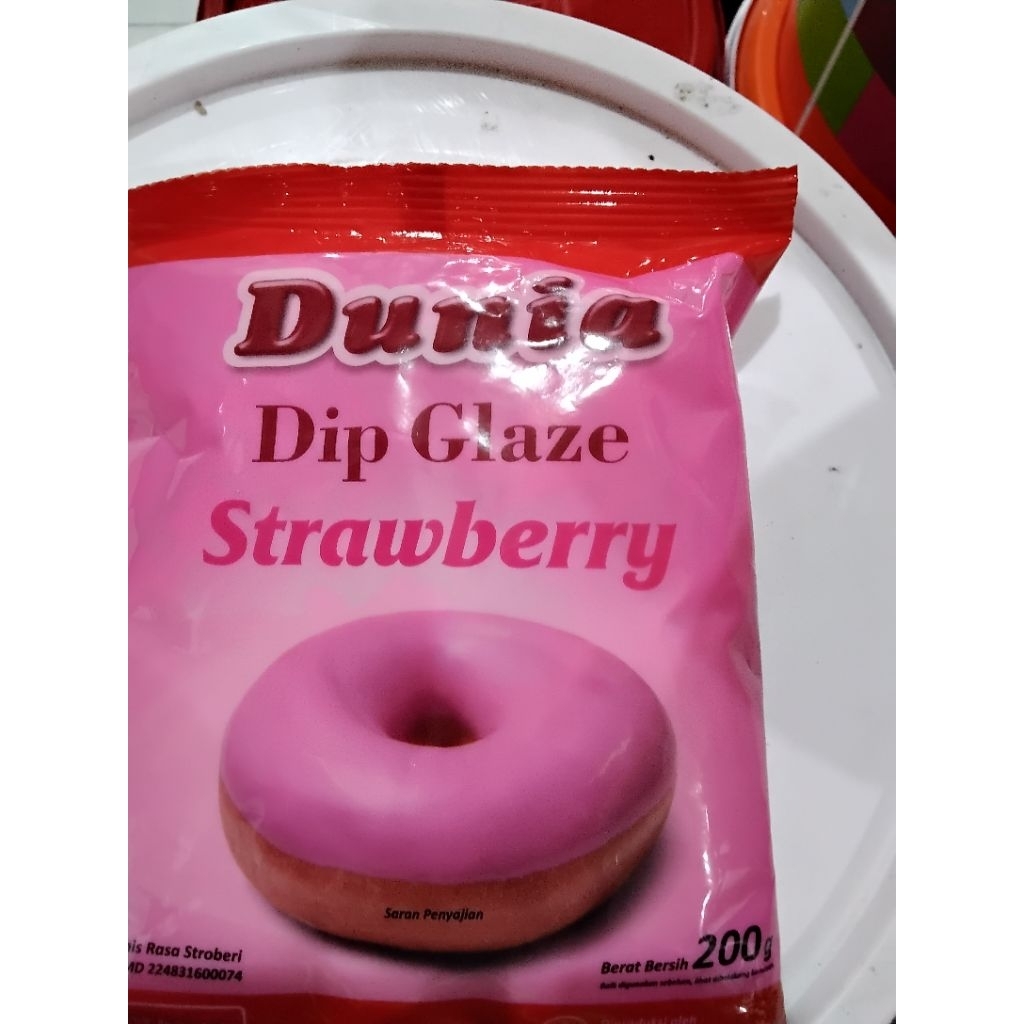 

DUNIA DIP GLAZE ECOV 200G STRAWBERRY