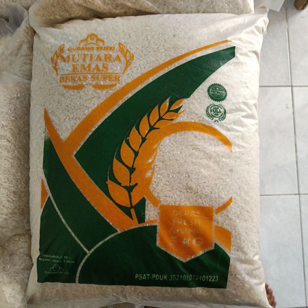 

beras pulen 5kg mutiara emas | beras fresh penggilingan 5kg