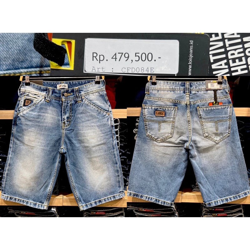 CELANA DENIM LOIS PENDEK ORIGINAL / CELANA KEREN PRIA / CELANA ORIGINAL