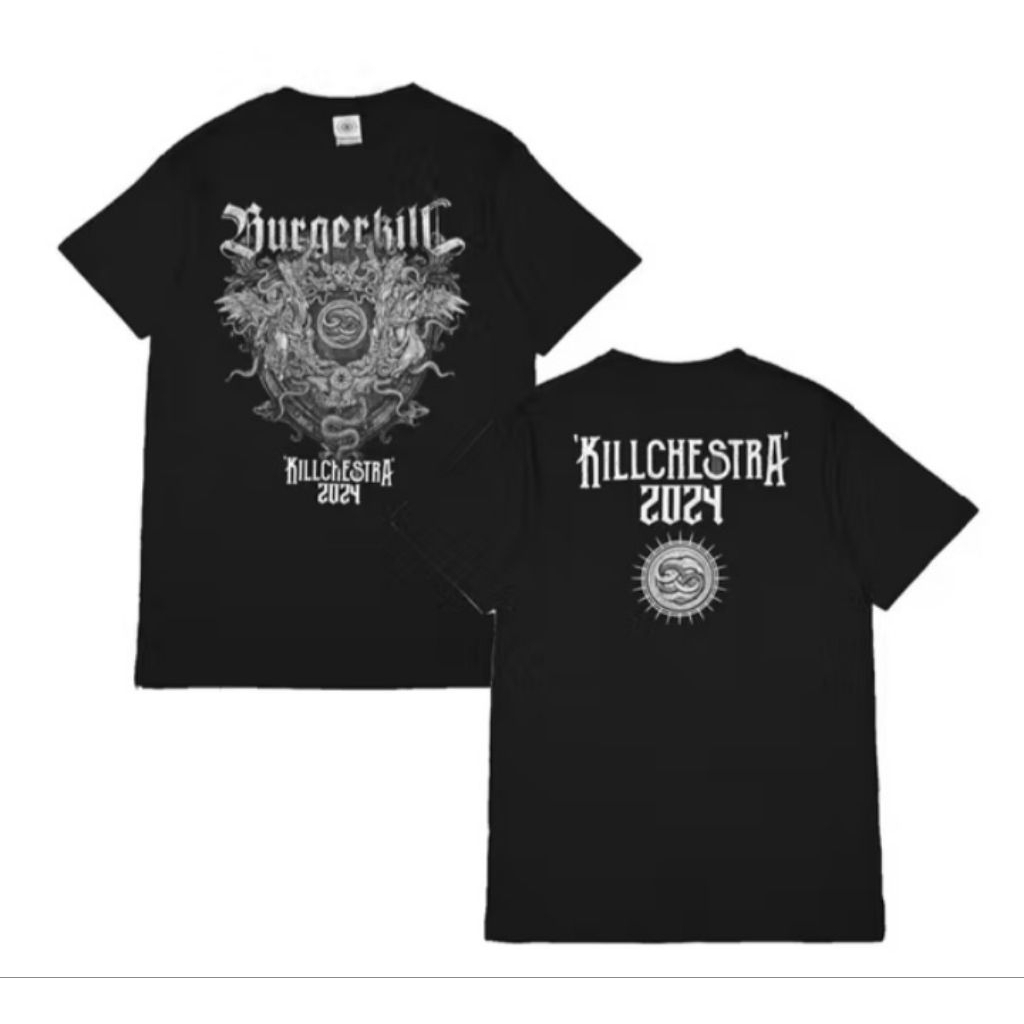tshirt band burgerkill killchestra 2024 official original xl