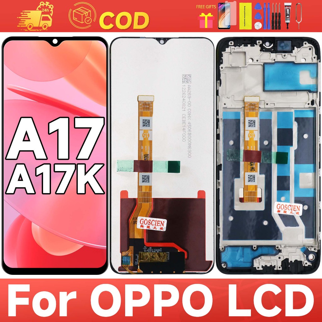 LCD Original for OPPO A17 A17K A18 A38 FULLSET Touchscreen ORI