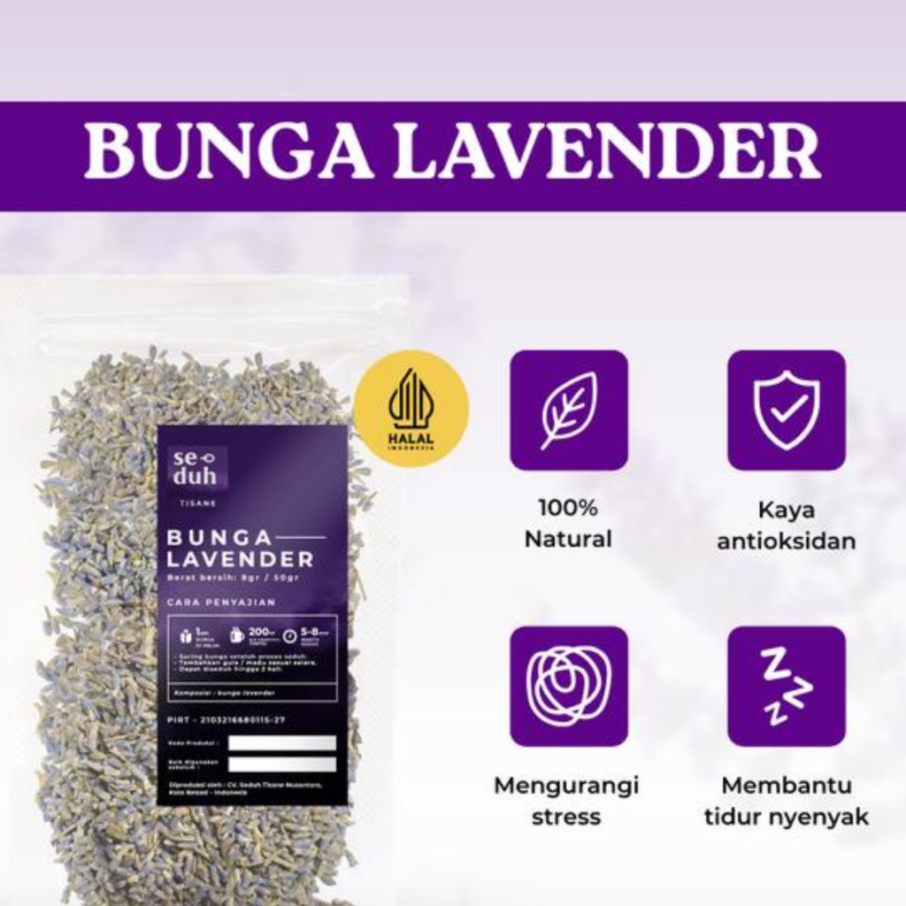 

TEH LAVENDER / FLOWER TEA 50 GRAM