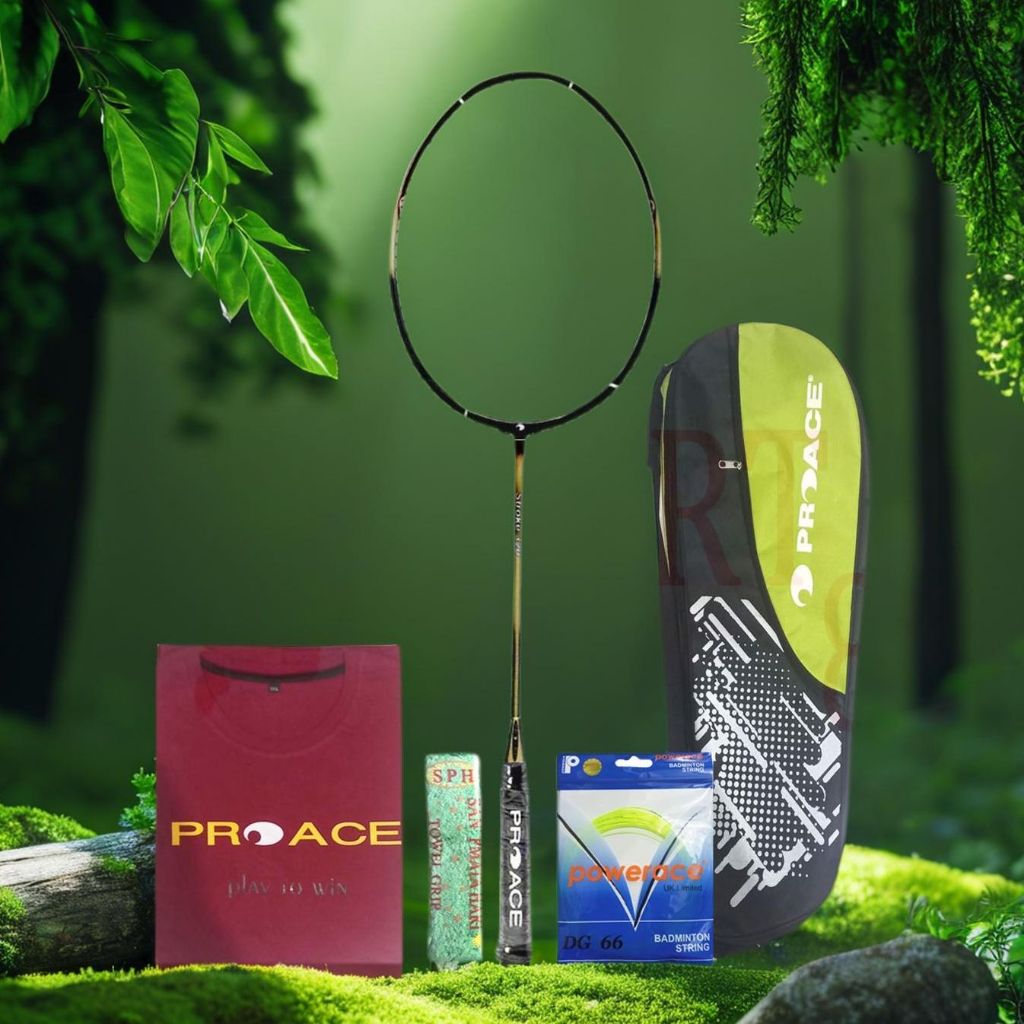 Raket ProAce Stroke 320 Bonus Komplit Raket  Pro Ace Stroke 320