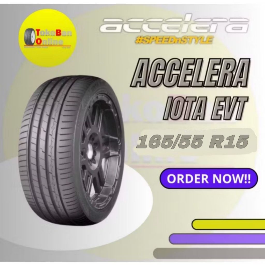 Ban Accelera 165/55R15 165/55/15 16555R15 165/55 16555 R15 R 15 IOTA EVT