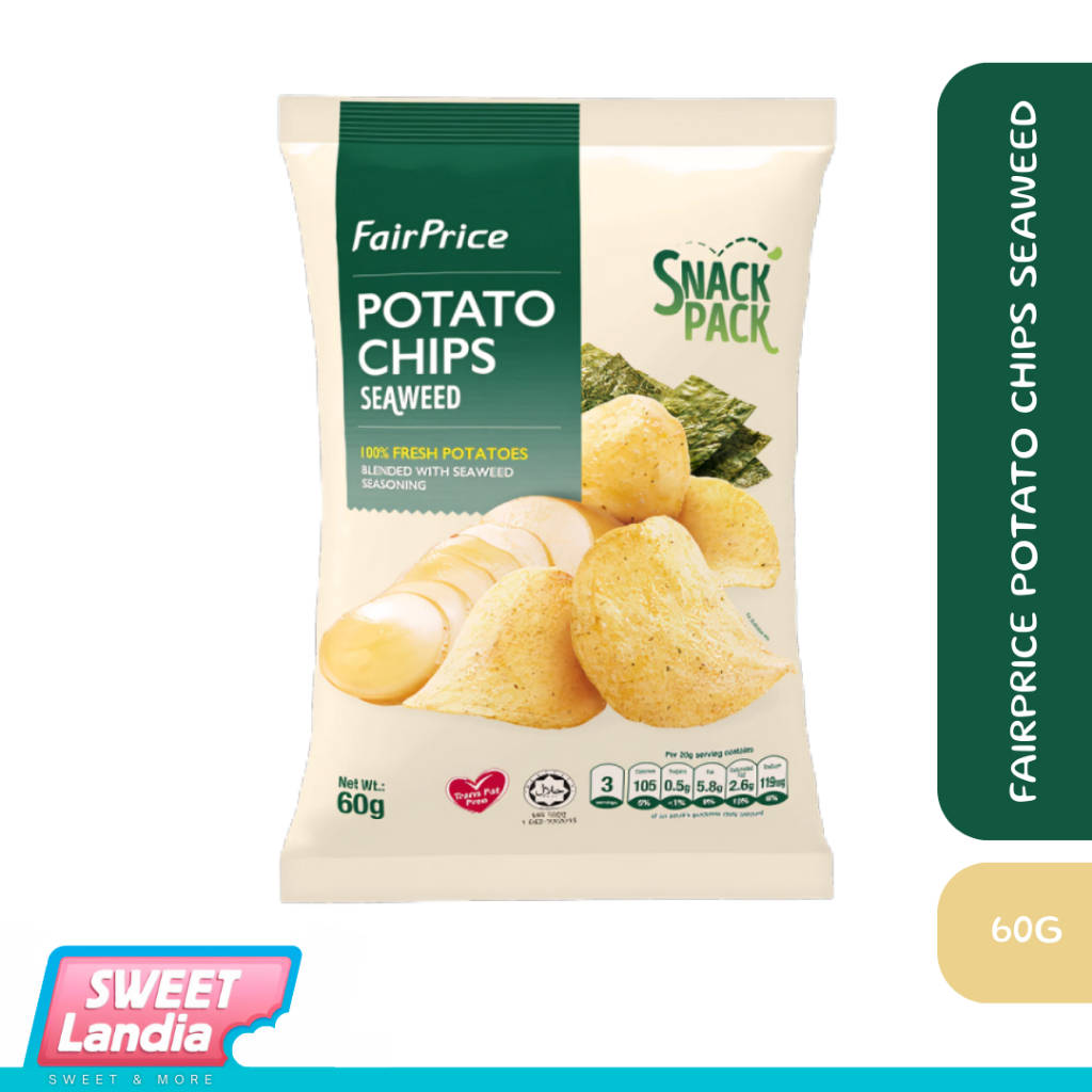 

FairPrice Potato Chips Seaweed 60g