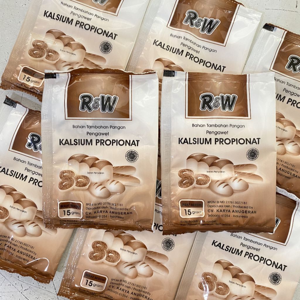 

R&W Rajawali kalsium propionat 15 gram | kalsium propionat | pengawet