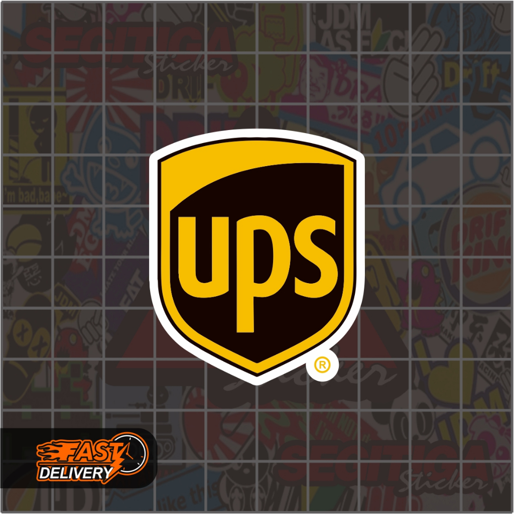 

Sticker UPS Ukuran 5 x 4.2 Cm