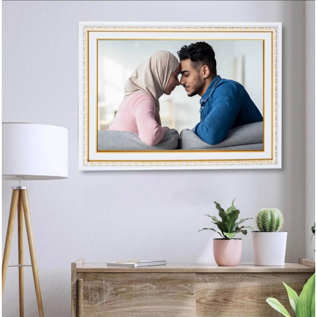 Cetak kanvas 40x60 cm + Bingkai