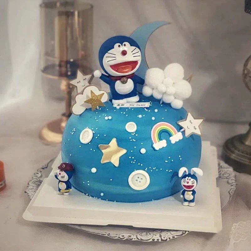 #HJ# PAJANGAN KUE ULANG TAHUN DORAEMON / DEKORASI KUE ULANG TAHUN DORAEMON CAKE DEKORASI KUE DORAEMO