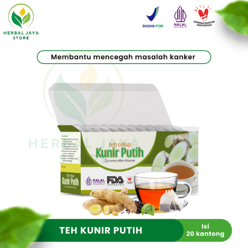 

Teh Celup Kunir Putih Tazakka 20 Kantong Tea Bag Obat Kanker Minuman Kesehatan Herbal Antioksidan