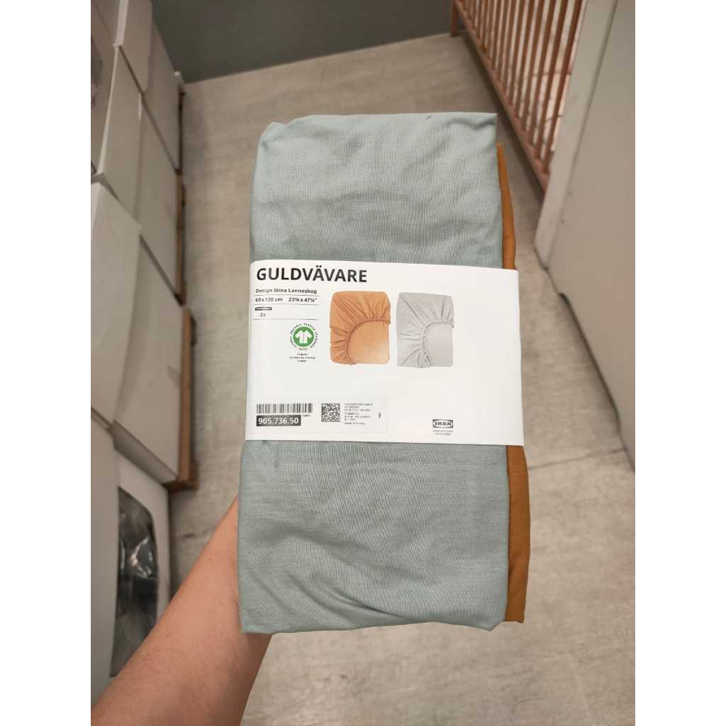 SIKGULDVAVARE seprai untuk kasur bayi uk 60x120 cm