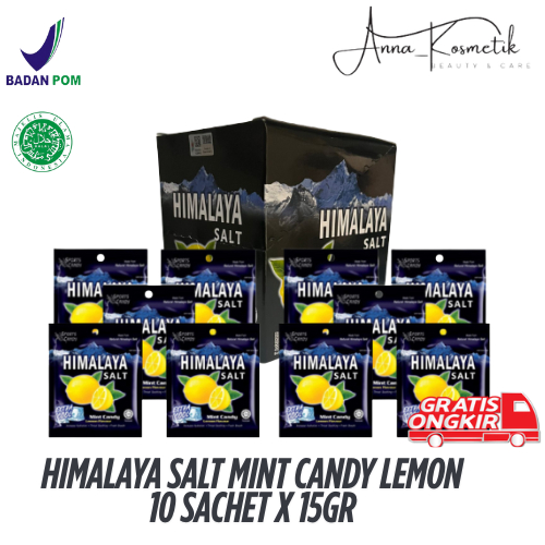 

Himalaya Salt Mint Candy Lemon 10 Sachet x 15gr