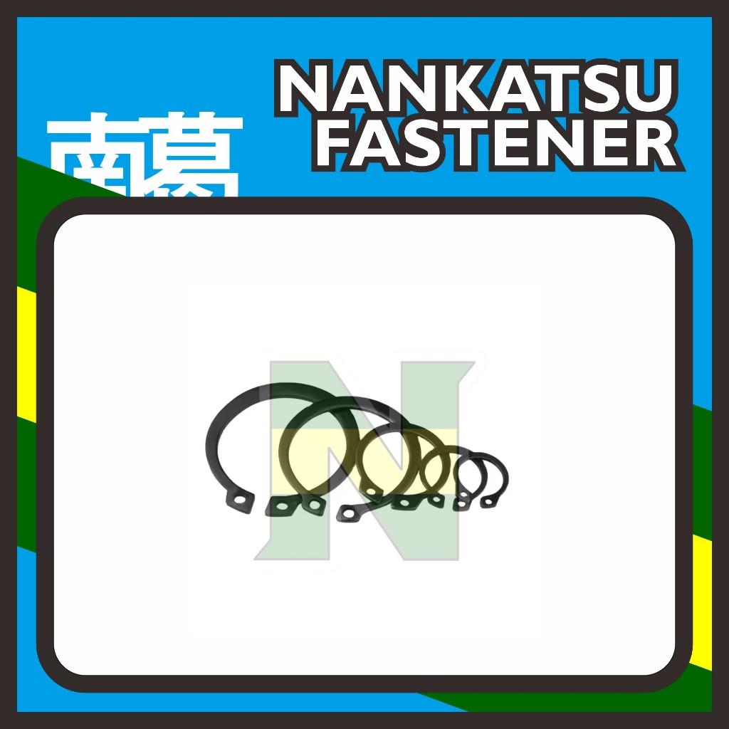 Snapring Stainless Hitam S 9 10 12 14 15 16 17 18 19 20 22 50 55 Circlip Ring Clip Klip Retaining Sn