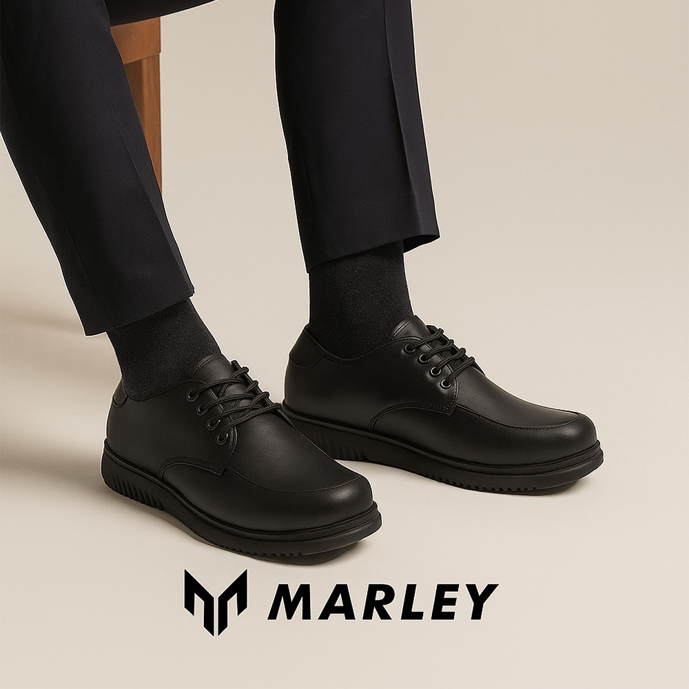 Marley Footwear Ayaz Series - Sepatu Docmart Formal Pria Sepatu Kondangan Bertali