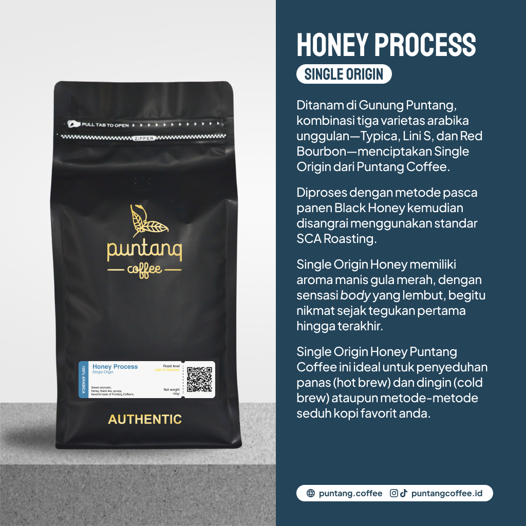 

Kopi Arabica Puntang Original Natural Arabica Coffee Beans Manual Brew Coffe,Tersedia Dalam Kemasan 100g s/d 1000g