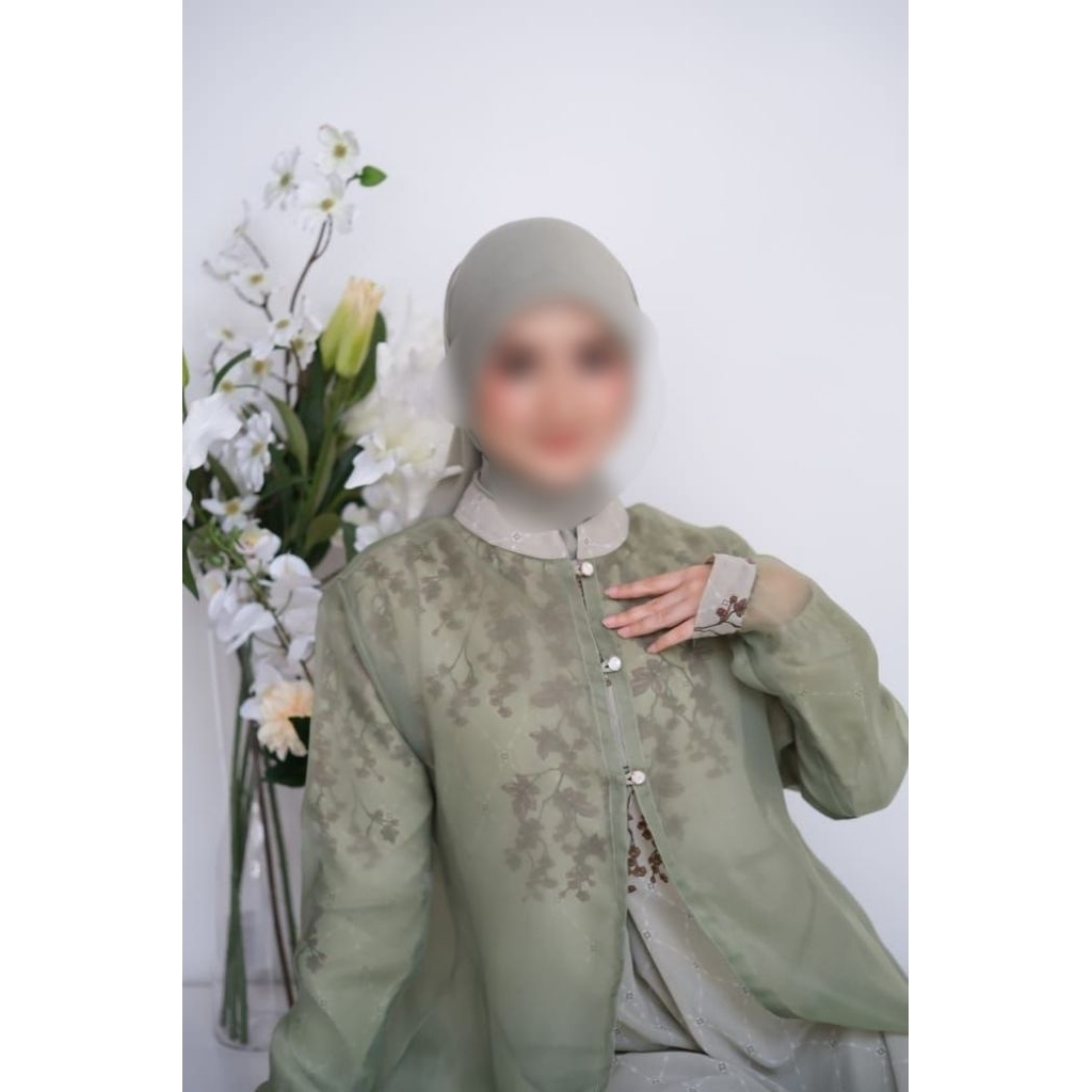 Aldera set outer gamis premium