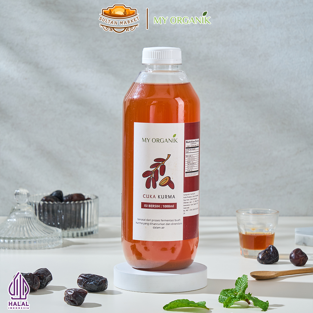 

My Organik - Cuka Kurma Alami With Mother 1 Liter