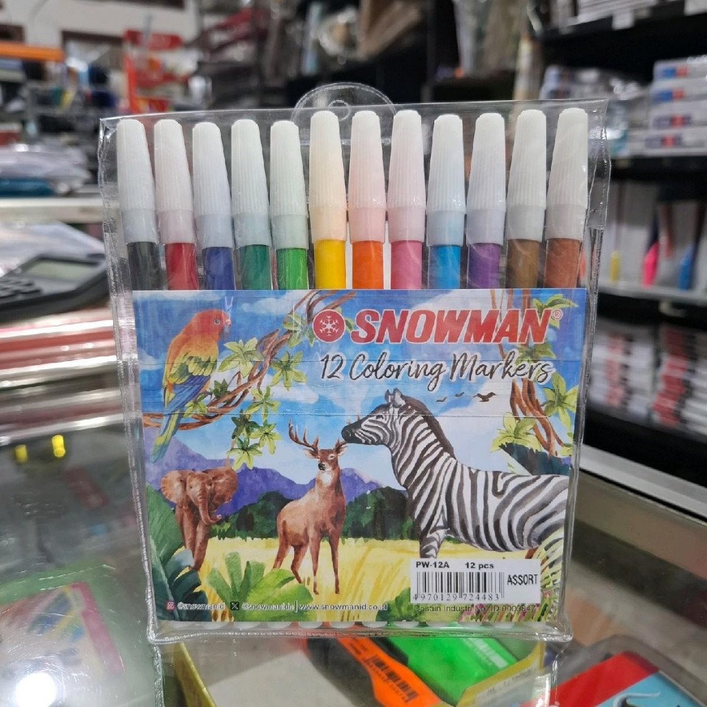 

Spidol Set snowman 12 warna