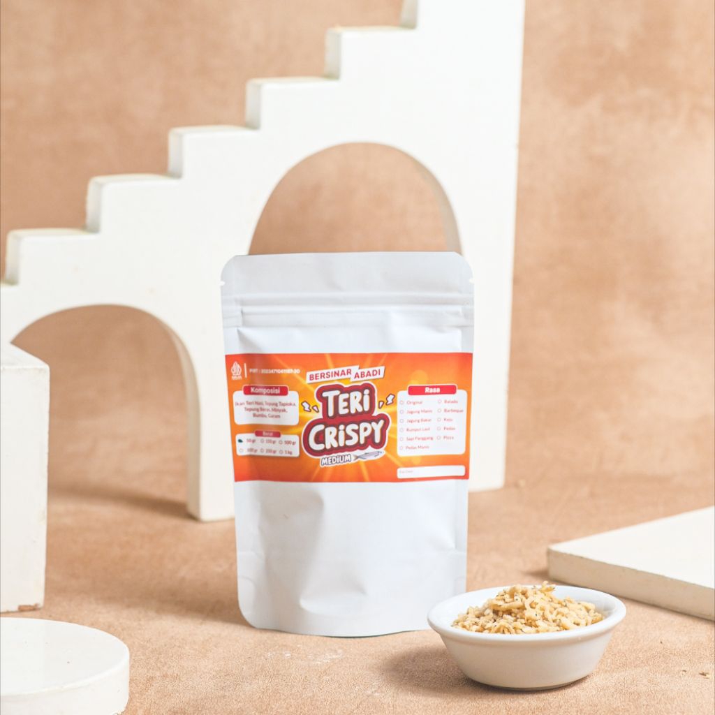 

[TERI MEDIUM ANEKA RASA 50, 100GR] TERI CRISPY NON MSG ENAK GURIH