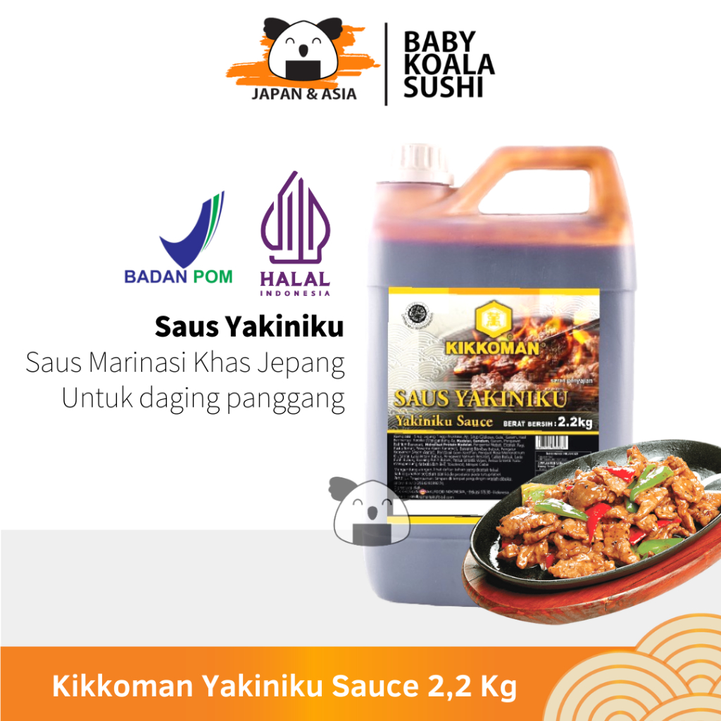 

Kikkoman Yakiniku Sauce 2 Liter Halal