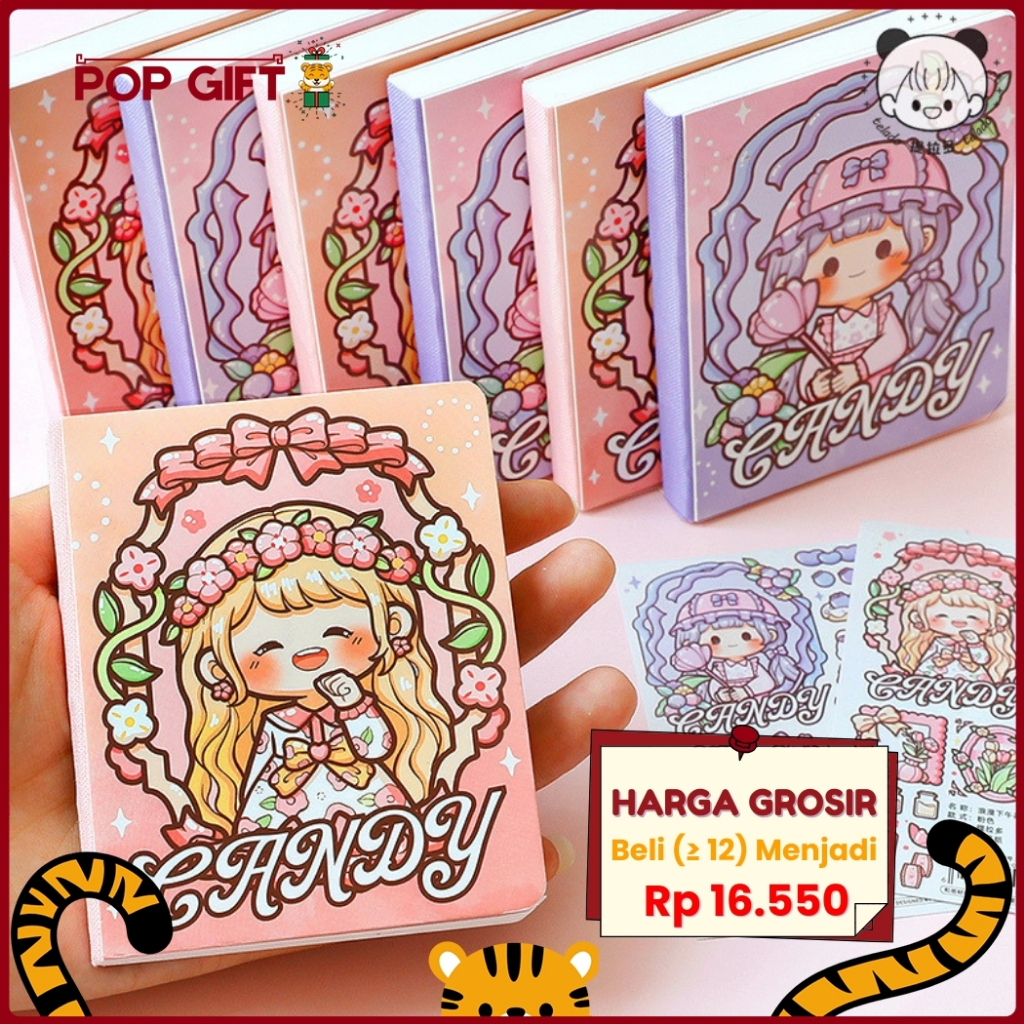 

PG Buku Diary Notebook Kecil Romantic Afternoon Tea Candy Book 80 Halaman Jurnal Perjalanan TLD121