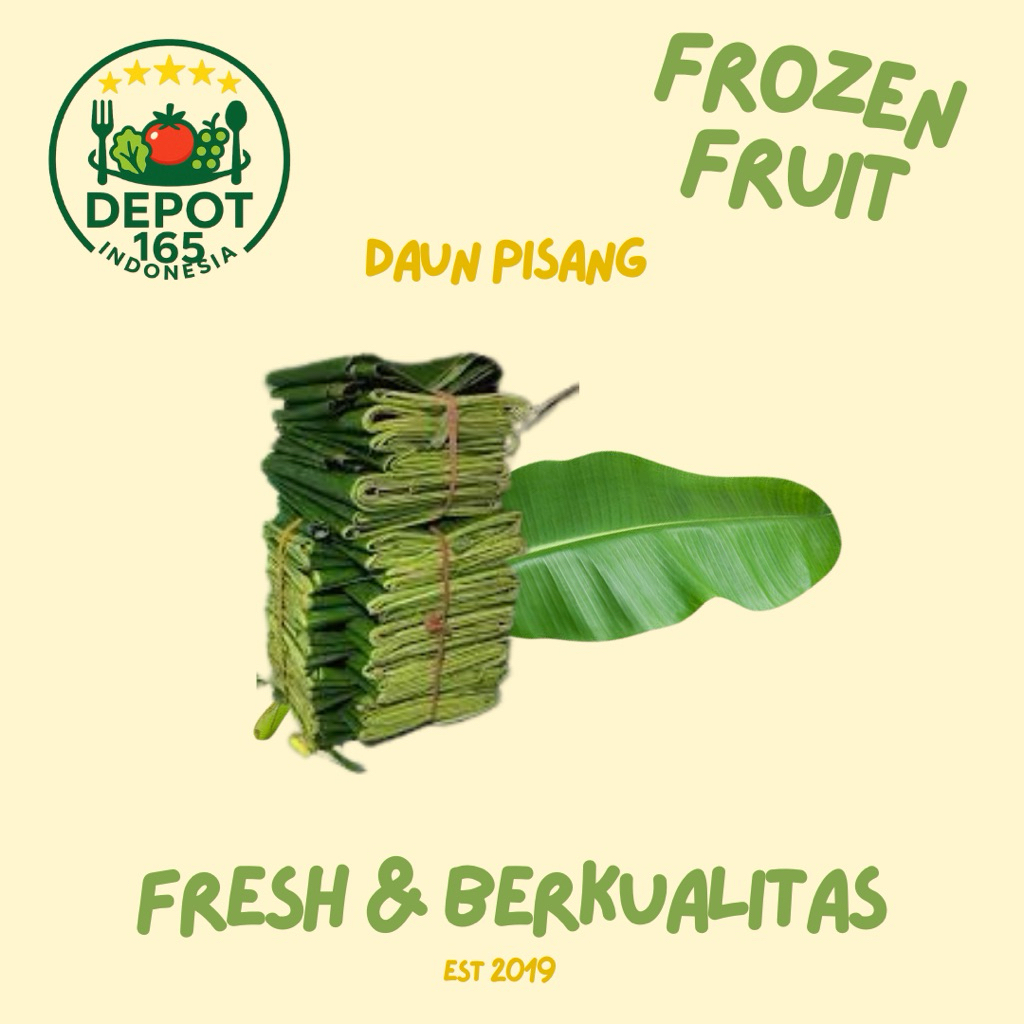 

DAUN PISANG FRESH | DEPOT 165 INDONESIA MART | SURABAYA