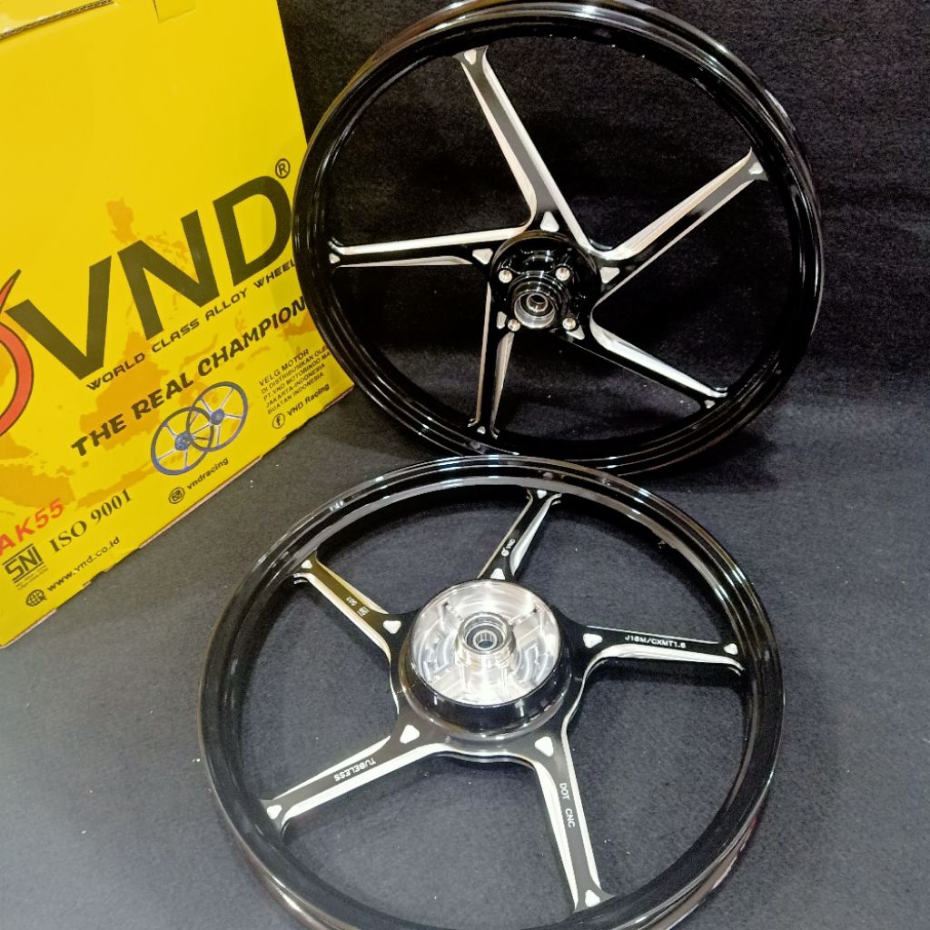 VELG RACING VND AK55 RX KING THN2002/2018 FULL CNC Uk160/160-18 velg racing RX king roda RX king pel