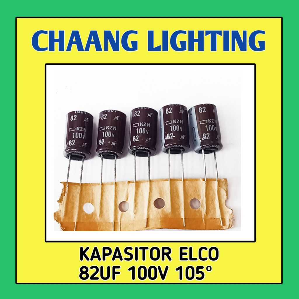 82UF 100V KAPASITOR ELKO 82UF 100V CAPASITOR ELCO 82UF 100V ELCO 82UF 100V 105°